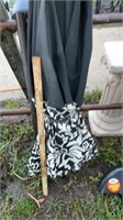 Outdoor umbrella, size unknown and tested