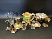 Japanese Pitcher, Silver Plate & More