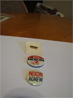 Nixon Agnew & Win with Nixon Pinbacks
