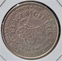 1989 Las Vegas circus circus casino token