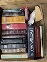 Box of Bibles - Dictionaries & More