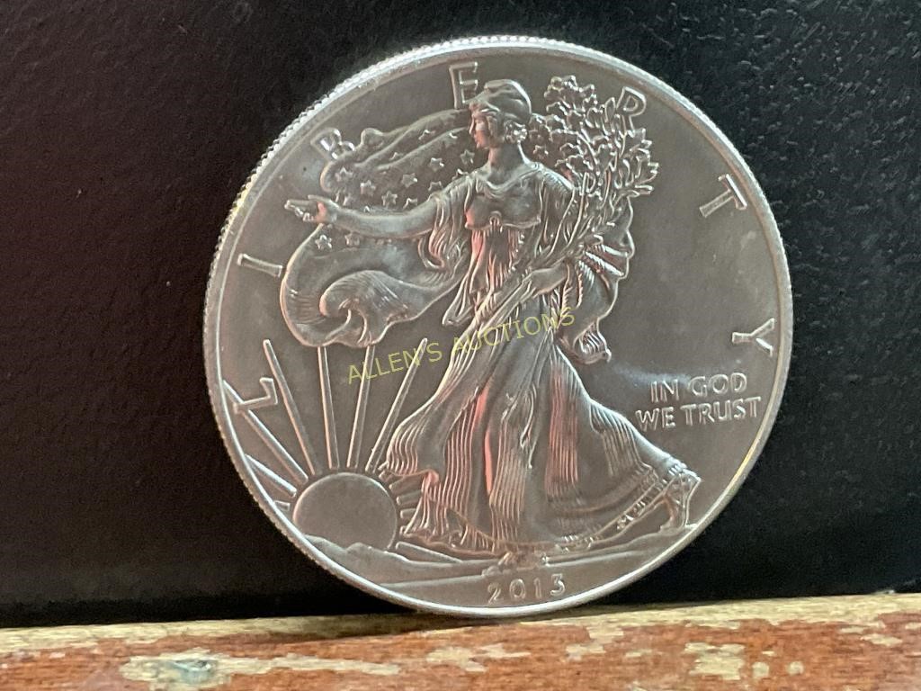 2013 AMERICAN  EAGLE SILVER DOLLAR