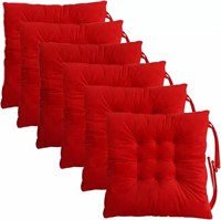 Civkor Chair Pads Seat Cushions Cover 6pcs