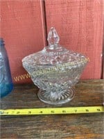 Vintage Wexford Anchor Hocking lidded candy dish