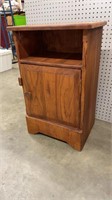 Handmade Solid Wood Heavy Side Table Cabinet with