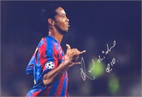 Ronaldinho Autograph  Photo