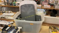 2 ct. Assorted Totes and Misc. Hardware Items