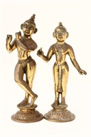 Pair of Indian Cast Deities,