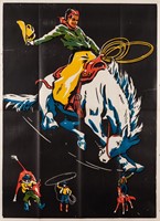 RODEO COWBOY BILLBOARD STOCK POSTER