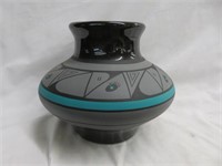 INDIAN POTTERY - SIGNED 8"T