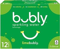 New sealed bubbly sparkling water, lime