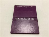Two 1984 United States Mint Proof Sets