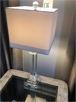 Pair of Acrylic Decorator Lamps