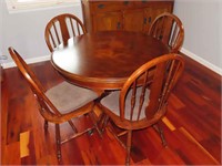 Ornate Table and Chairs (matches Lot #185)