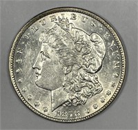 1878 Morgan Silver $1 7 TF Rev of '79 Choice AU