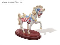 Carousel American Horse Porcelain
