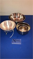 Stainless steel mixing bowls