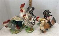 Pottery chickens