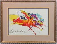 HORSE RACING GICLEE BY LEROY NEIMAN