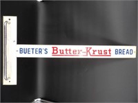 Butter Krust Bread Advertising Door Push