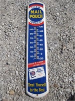 Mail Pouch Tobacco Thermometer Sign