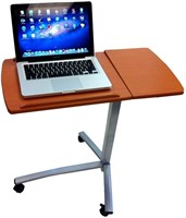 PORTABLE ROLLING DESK TABLE