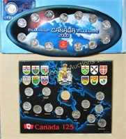TWO CANADIAN COIN SETS - MILLENIUM AND CANADA 125