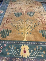Hand Knotted Tibet Rug 10x14 ft