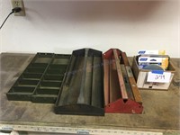 Tool carriers levels and sanding pads