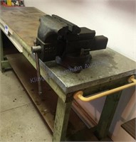 Heavy built 6 foot tool bench with Babco 390