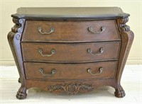 European Style Paw Footed Bombe Chest.