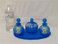 Vintage Westmoreland Glass Vanity / Dresser Set