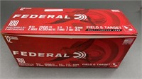 12 Ga. Federal 7.5oz (100 Shotshells)