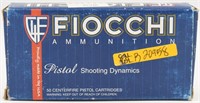 50 Rounds Of Fiocchi Shooting Dynamics .40 S&W