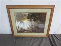 *Beautifully Framed Coulson Print Of a Deer In The