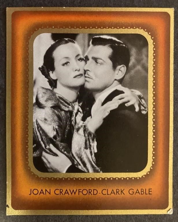 JOAN CRAWFORD: Antique Tobacco Card (1936)