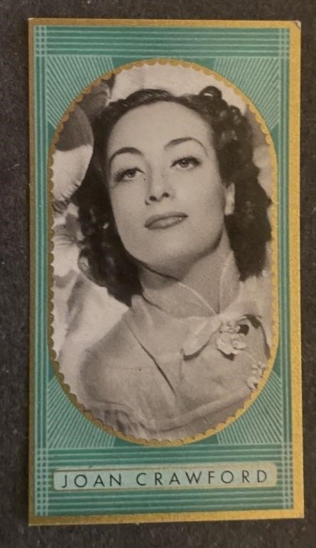 JOAN CRAWFORD: Antique Tobacco Card (1936)