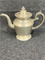Antique G. Richardson Pewter Teapot
