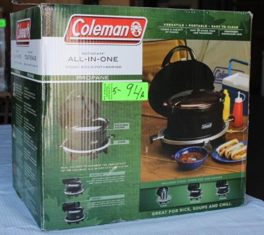 Coleman Propane ALL-IN-ONE Stove & Slow cooker Pot
