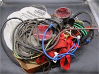 Trailer Lights, Jumper Cables, Bungees, Straps