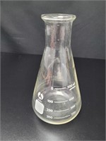 Bomex Glass Laboratory Flask Creamer vtg
