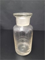 Glass Pharmacy Apothecary Bottle vtg