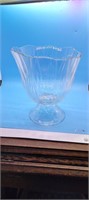 Clear Depression Glass Bowl / Vase