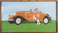 Voorhees 23x40 WC Women in Classic Car