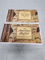 2 Unopened American Buffalo Coin & Currency Sets