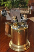 Antique Brass Torch 10H