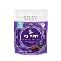 OLLY 3mg Melatonin Sleep Gummies - Blackberry Zen