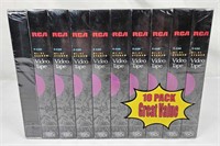 Sealed 10ct Rca T-120 Video Tapes