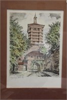 signed J. Kaetner Lithograph