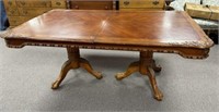 Late 20th Century Double Pedestal Dining Table